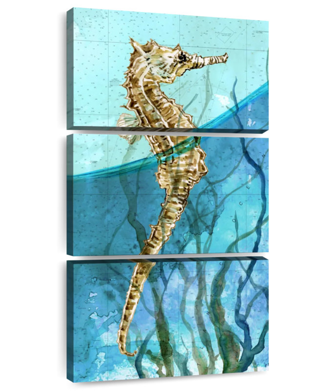 Atlantic Seahorse, 27" H x 12" W