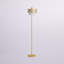 Palen 62.25"H Arched Floor Lamp with Mixed-Material Shade
