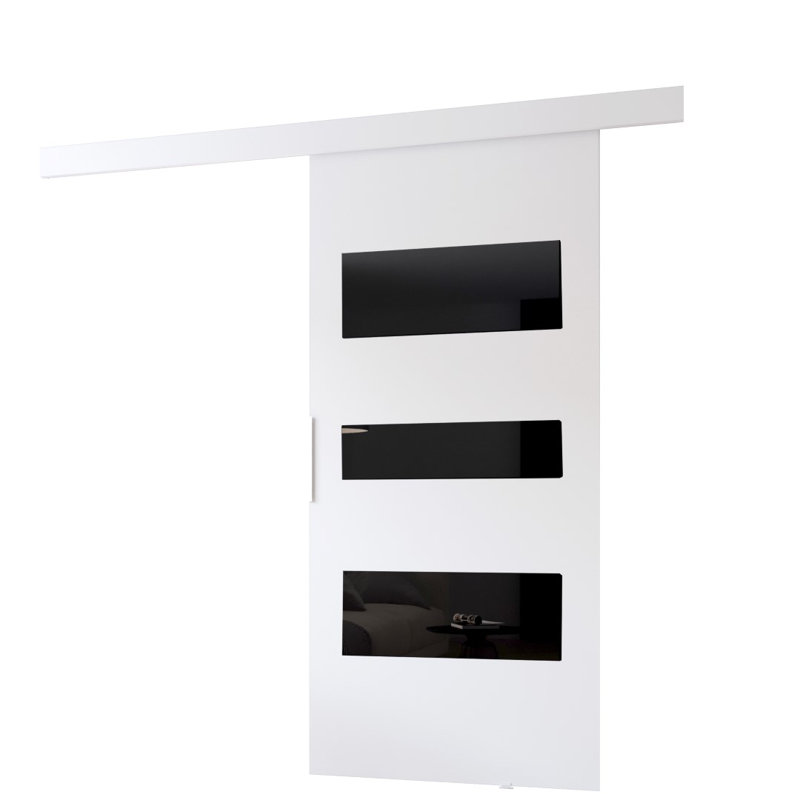 Ralphs Sliding Door Prefinished, 205cm H x 76cm W x 1.6cm D, White