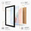 Soft Forms Ascending Minimalist - Framed Print-1357070385-1357070390