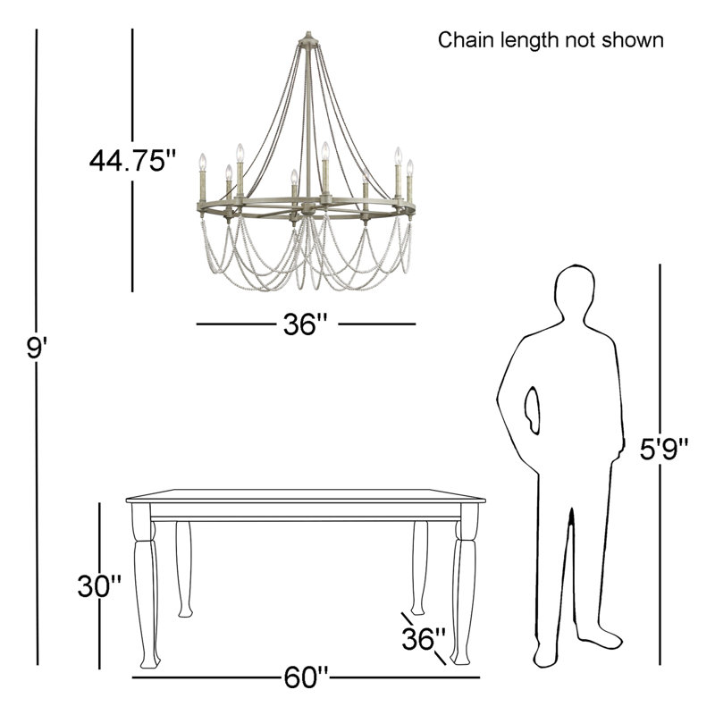 8-Light Chandelier
