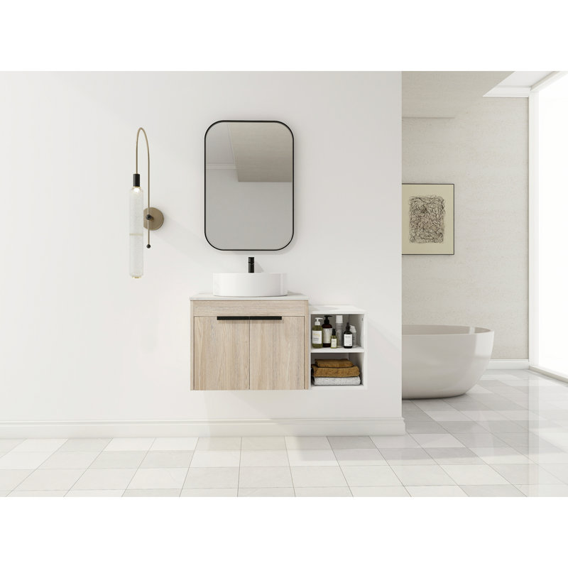 Meuble-lavabo flottant 36 po Modern, 36"