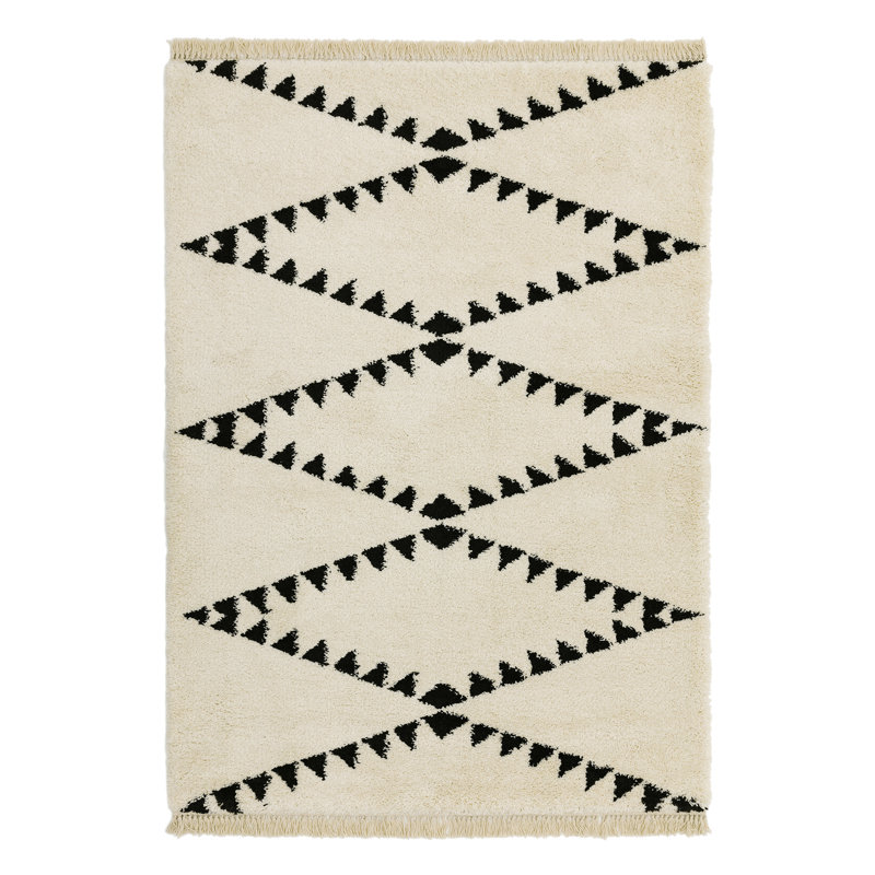 Pickerel Berber Style Cream Rug, Rectangle 120 x 170cm