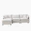 Canapé modulaire modulaire, canapé rembourré, canapé avec repose-pieds-251277785