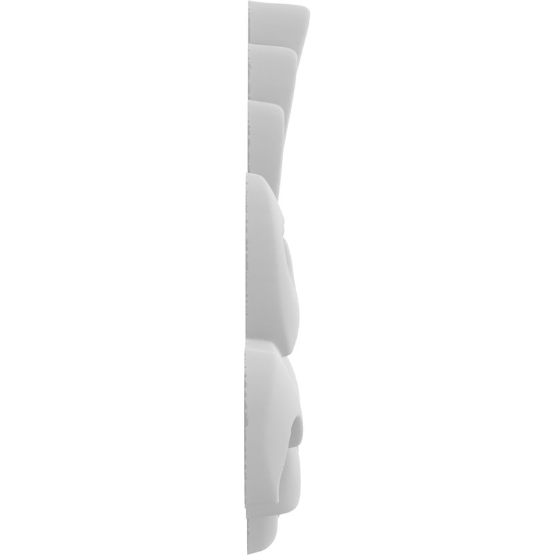 Rosette Sheffield, H 5,5 po x l 5,5 po x P 0,63 po