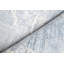 Fine Pure Silk Geometric Hand-Knotted Blue/Gray/Ivory Area Rug-53511273