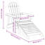  Chaise Adirondack en bois de sapin massif jaune moyen ergonomique