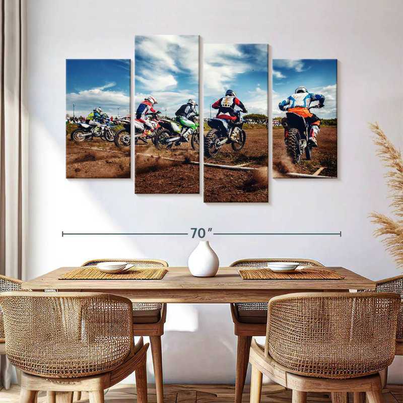Motorcycles Sireci, 42'' H x 68'' W