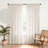 Semi-Sheer Light Filtering Back Tab Single Curtain Panel-2030133763-2030133764
