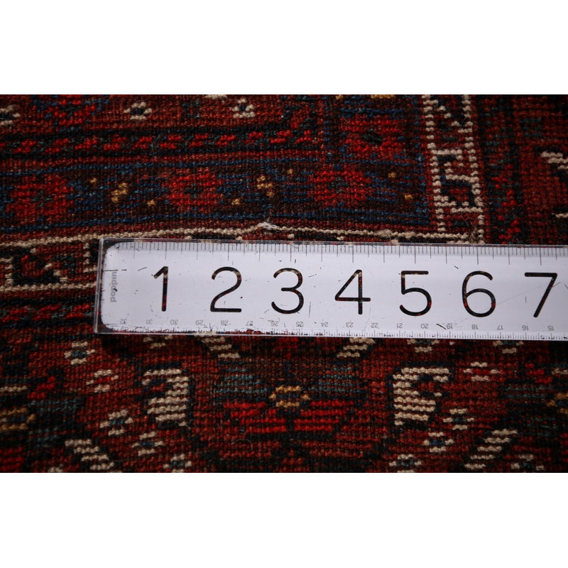 Tapis traditionnel en laine antique pré-1900 5 x 6