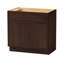 Armoire de rangement autoportante à base simple en contreplaqué de bouleau 33 po avec porte à fermeture douce-95216809