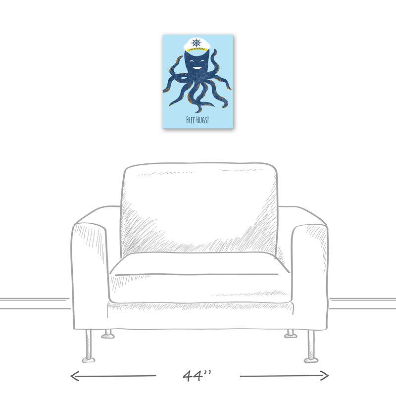 « free hugs octopus », art sur toile Jered