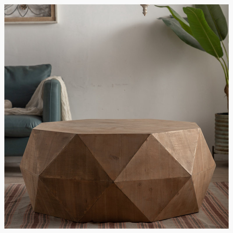 Table basse à piédestal