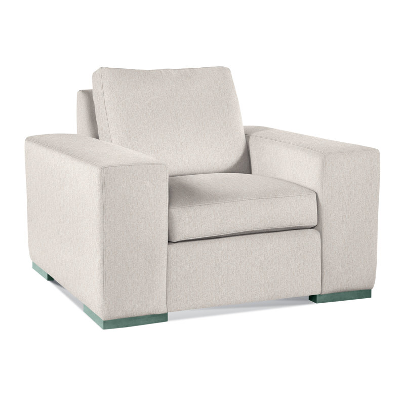 Memphis Upholstered Armchair, Snow Crypton Performance; 0884-91, Mineral