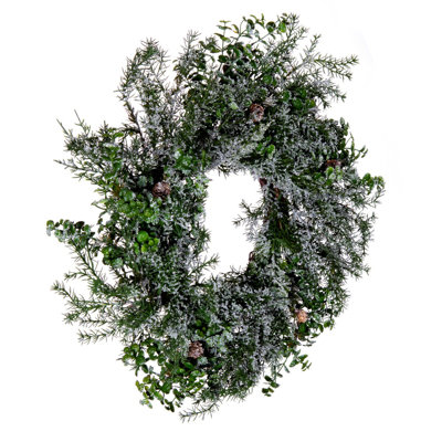 26'' Faux Cedar Wreath