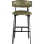 Tabouret de bar rembourré en cuir Lupita-840074841-840074840