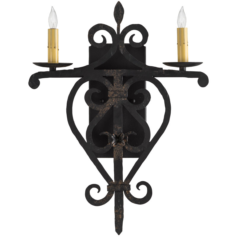 Fleur-de-lis 2 - Light Candle Wall Light