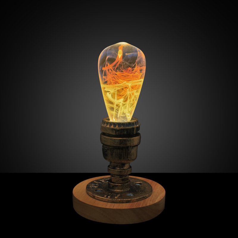 Ghugas Solid Wood Novelty Lamp