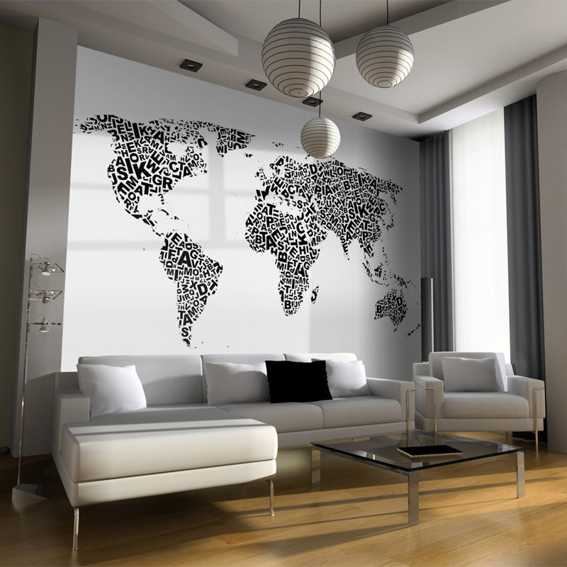 Map of Thoughts Wallpaper Mural, 400 cm x 309 cm