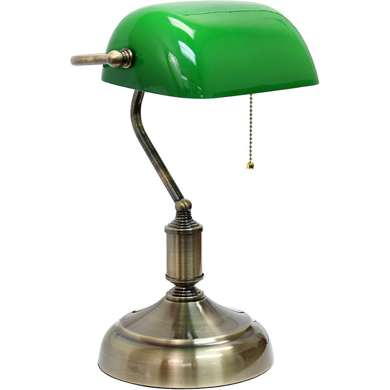 3.25'' H Glass Rectangle Lamp Shade, Green