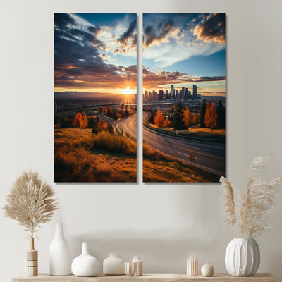 Denver The Majesty Of The Rocky Mountains II - Large Denver Canvas Prints 2-Panels