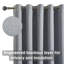 Linen Blackout Eyelet Curtains - Thermal Insulated Room Darkening Window Panels-122473029-122906847