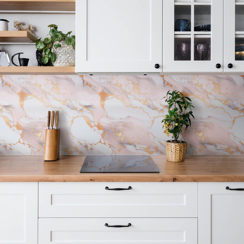 Attia 50 x 100 cm PVC Tile in Pink