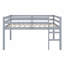 Lit mezzanine en bois avec échelle-1433508365