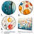 Teal Mid Century Retro Reflections - Abstract Midcentury Framed Wall Art-1385320554-1355200404-1355200492