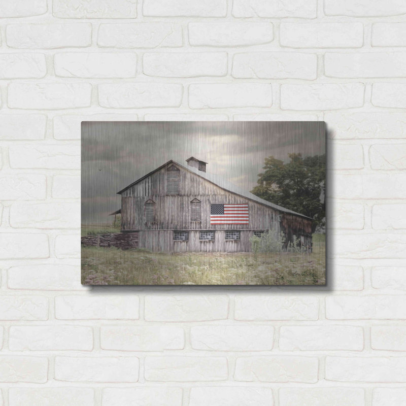 "Rurale Virginia Barn" par Lori Deiter, H 16 po x l 24 po