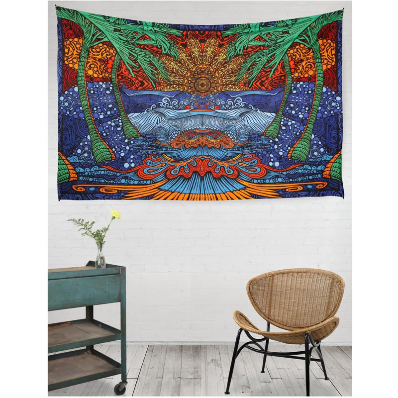 Grande tapisserie en coton 3D Epic Surf, H 90 po x l 60 po