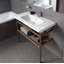Lavabo de salle de bain mural 40 po en céramique avec trop-plein DuraStyle-122062371