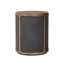 Bertie End Table-Black Linen