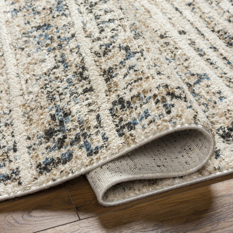 Abstract Indoor Rug, Rectangle 9'2" x 12'