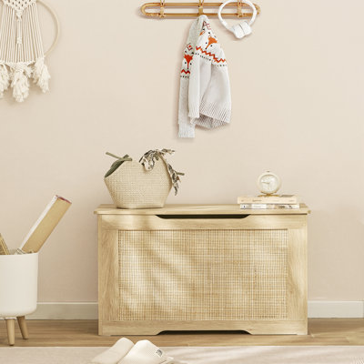 Coffre de rangement en rotin Bambina