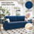 83" Queen Size Futon Sofa Bed, Loveseat Sleeper Sofa Pull Out Floor Couch For Bedroom/Apartment-264598174