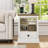 Pikne 24"Tall 1-Drawer LED Nightstands with Storage and Built-In Outlets-54262987
