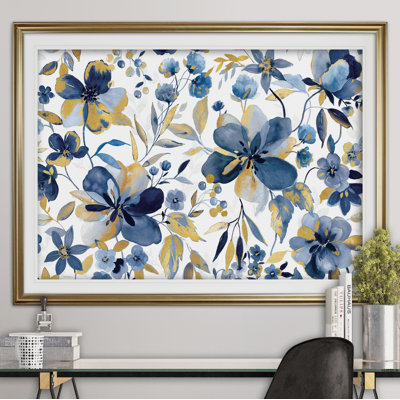 " Golden Indigo Garden "