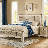 Ahriya - Bed - King - Dapple Grey and Blanc Finish-1325295185