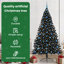 6.89' H Lighted Artificial Christmas Tree-377699512-377700429-377702780