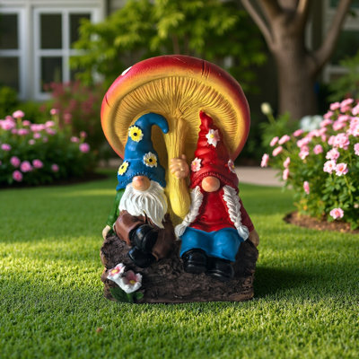 Statue de parasol fantaisie champignon nain
