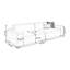 Canapé modulaire en polyester blanc crème-1959013288-1959013271-1959013290