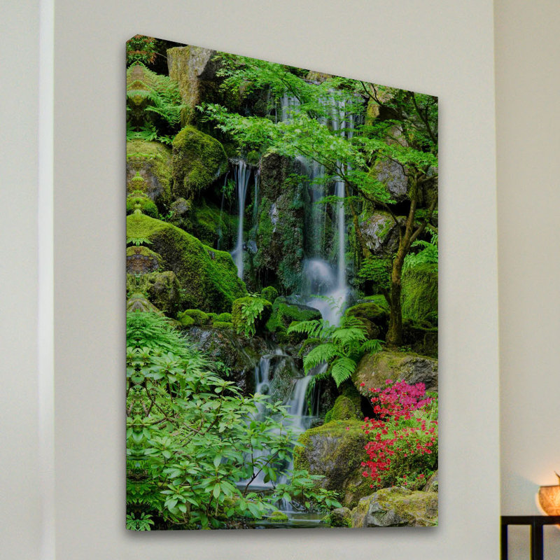 « célestement chute » par don schwartz, reproduction d’art sur toile tendue, H 36 po x l 24 po