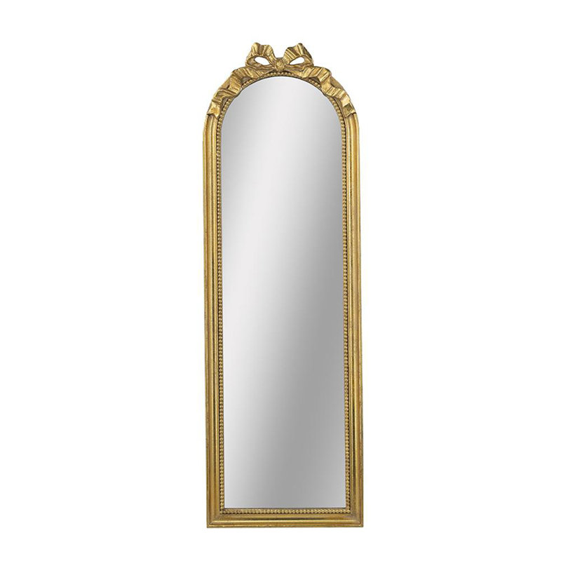 Miroir mural 16 x 1,5 x 49 po avec cadre doré