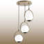Adjustable Height 3 Lights Globe Cluster Pendant-1052601105