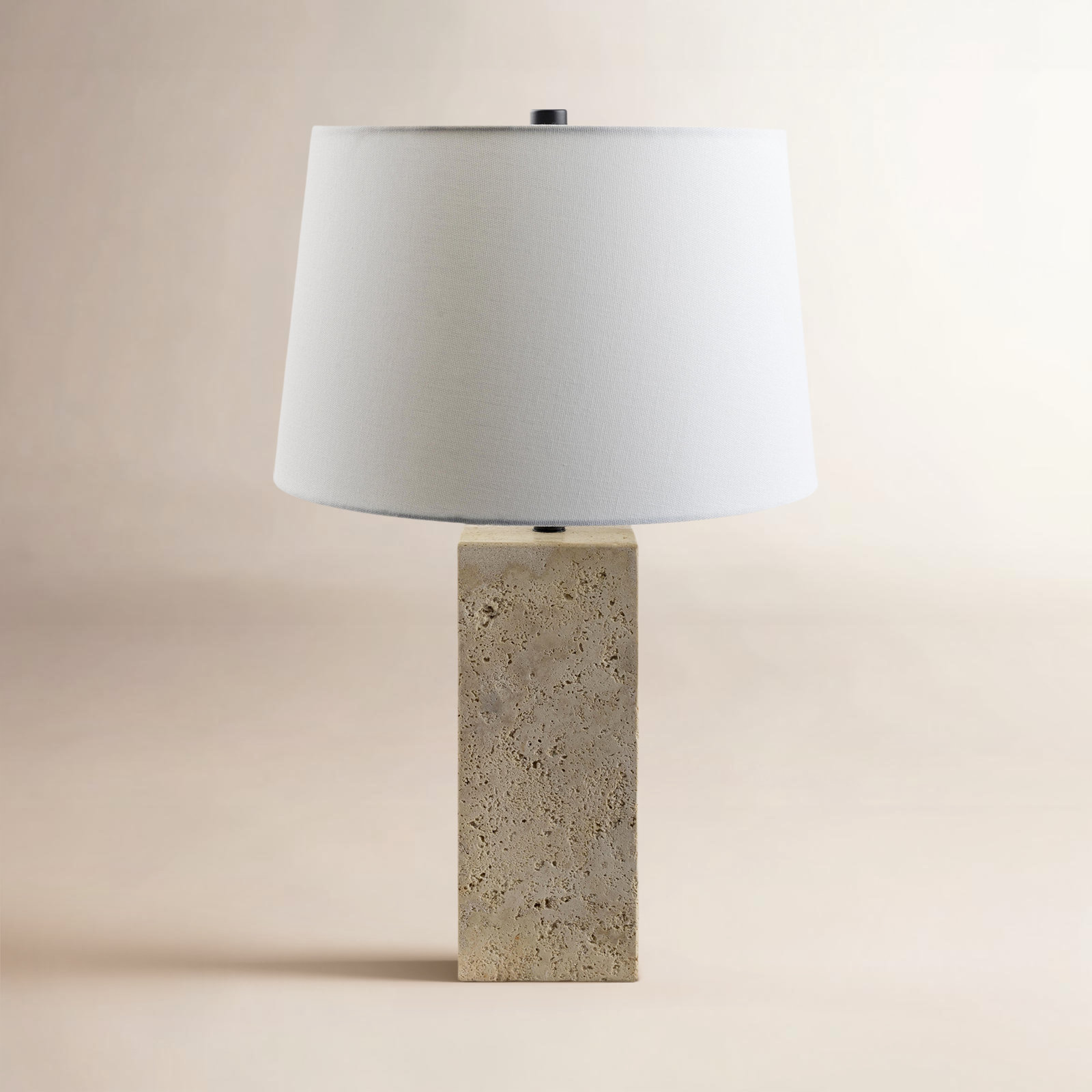 Holderness Travertine Table Lamp