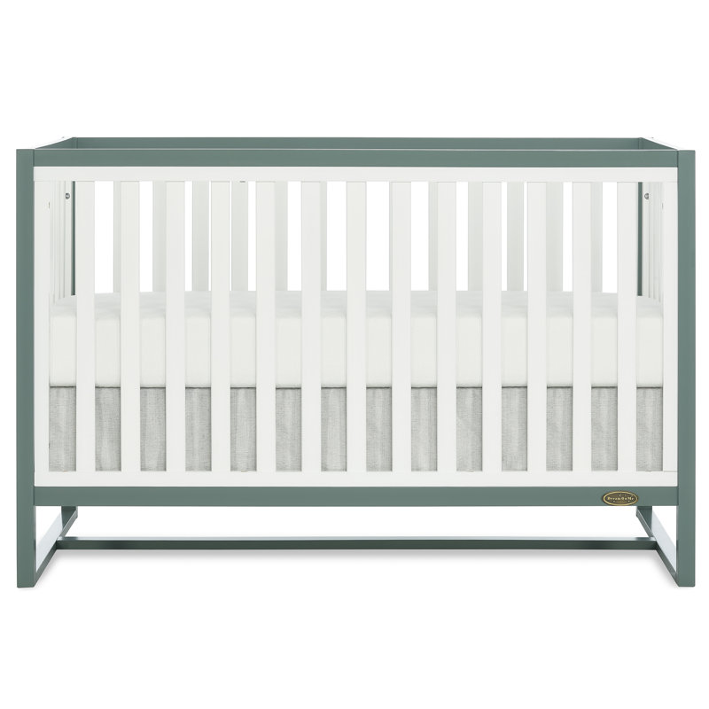 Lit de bébé convertible 5-en-1 Arlo, Vert jungle