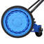 Tondeuse à gazon poussée 16 po, tondeuse à gazon poussée, couleur bleue