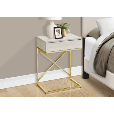 Charming Side Table with Versatile Storage and Modern Appeal for Any Room