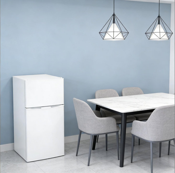 (White)Home Office Compact Refrigerator,Mini Fridge